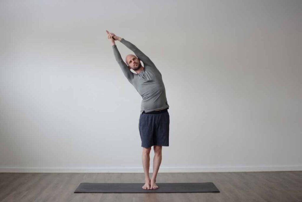 halfmoon pose bikram